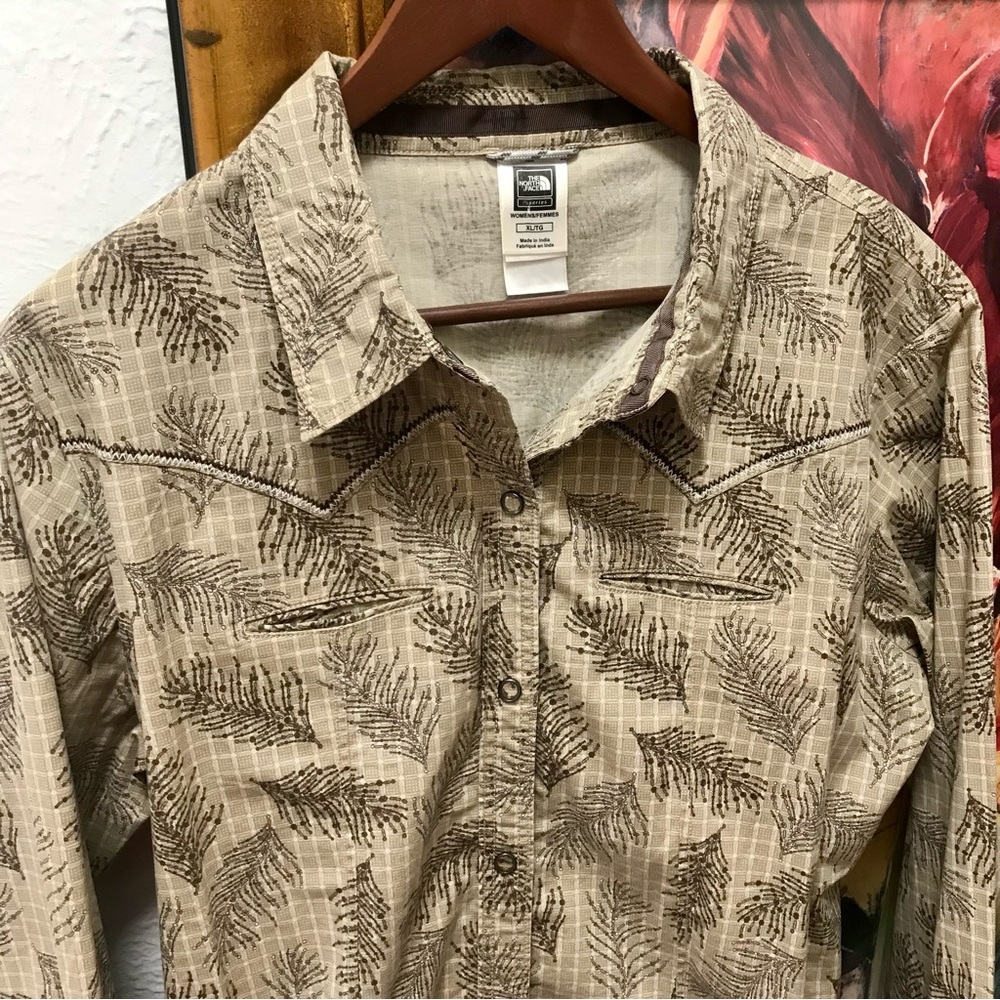 The North Face snap button A5 Series western shirt